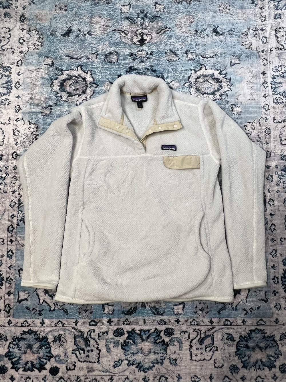 Patagonia Cream Snap-T Fleece Pullover